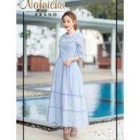 ราคา เดรสงานป้าย Natnicha ลูกไม้ฉลุทั้งชุดนะค่ะ L1 (1775013488)