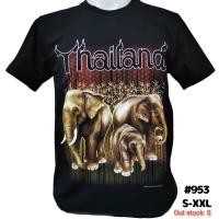 ราคา เสื้อยืดแขนสั้น- เสื้อยืดไทยแลนด์ สกรีนลายช้าง No.953 Souvenir Tshirt Thai ของฝากต่างชาติ เสื้อคนอ้วน (29330495887)
