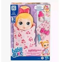 ราคา Baby Alive Shampoo Snuggle Harper Hugs Blonde Hair 11 Inch Water Baby Doll Playset (24730156389)