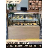 ราคา Gexiang Boundless ตู้โชว์เค้กมูสเชิงพาณิชย์ตู้ขนมตะวันตกตู้เก็บของสด 1 เมตร High Ref (52255932198)