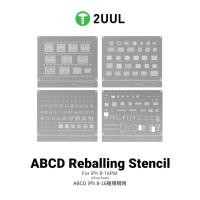 ราคา 2UUL BG01 ABCD Reballing ชุดลายฉลุสําหรับ iPhone 8-16PM All Series CPU NAND Baseband WiFi RF Power IC ชิปซ่อม BGA (50900804950)