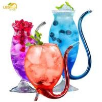 ราคา Lbship โฮมบาร์ เคลียร์ แวมไพร์ แก้วน้ำไวน์ทนความร้อนพร้อมหลอดดูด (8568642903)