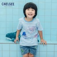 ราคา Chelsee เสื้อยืดคอกลม เด็กผู้ชาย แขนสั้น รุ่น 128062 ลายปลาหมึก อายุ 1.5-10 ปี ผ้า 100%Cotton เสื้อผ้าเด็กโต (24634381250)