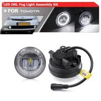 ราคา DRL Halo Led ด้านหน้าขับรถหมอกชุดสําหรับ Toyota Echo Highlander Hybrid Prius Mr2/Spyder สําหรับ Scion XA (42276770426)