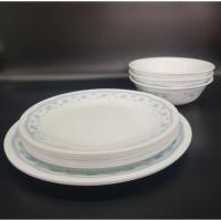 ราคา 11 ชิ้น 1,600 บาท ชุดจาน+ถ้วย Corelle made in USA (7072404655)