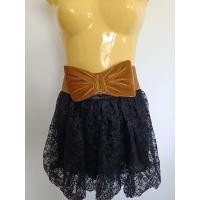 ราคา ชุดนักร้องแดนเซอร์ เข็มขัดสีครีมไฮโซโบว์ใหญ่ h39 (27001808347)