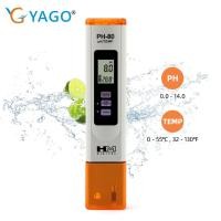 ราคา YAGO HM Digital Original ความแม่นยําสูง PH Meter PH-80 สําหรับ Hydroponics Fertility pH Tester Hidroponik Hydroponic Aquaponics อุณหภูมิอัตโนมัติ Compensation (29491337646)