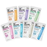 ราคา The Face Shop The Solution Double-Up Mask sheet (22985120918)