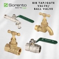 ราคา SORENTO ห้องน้ํากลางแจ้งทองเหลือง Bib Tap Full ทองเหลืองประตูวาล์ว Ball Valve หยุดวาล์ว 1/2 3/4 1 (48857028191)