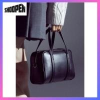 ราคา [SHOOPEN] Leather square mini tote BAG WOMAN 4 สี (26425344424)