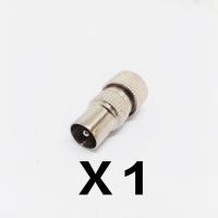 ราคา (1 ตัว) ปลั๊ก 75 Ohm เสาอากาศทีวี ตัวผู้ ท้ายฝักบัว สำหรับสาย RG6 (21657485491)