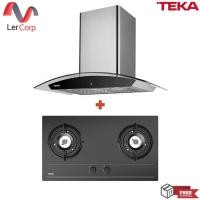 ราคา (Teka) เครื่องดูดควัน รุ่น LDA 90.1 + เตาฝังกระจกเซรามิก GQ 73 2G AI AL 2TR (29312217000)