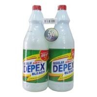 ราคา DEPEX BLEACH สุดคุ้มแพ็ค 2 ขวด น้ำยาไฮเตอร์มาเลย์แท้ 1,000ml. ขจัดคราบฝังแน่นบนเสื้อผ้าได้ดี (29982261993)