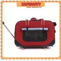 ราคา Dodopet กระเป๋าใส่สัตว์เลี้ยง ใบใหญ่จุ15กก มีล้อ กระเป๋าใส่สุนัข รุ่นSL021 ขนาด ก 35X46Xลึก62ซม สีแดงเลือดหมู (6366198455)