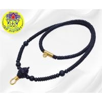 ราคา สร้อยพระเชือกร่มหัวขุนไม้งิ้วดำคั่นกะลาดำฝั่งพุกสปริงทองเลเซอร์ไม่ลอกไม่ดำจบหลังมีห่วงห้อยพระ 2องค์22นิ้ว (22160905648)
