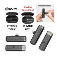 ราคา BOYA ไมค์ไร้สาย ไมค์ไลฟ์สด ใหม่ มือ1 พร้อมส่ง BY-WM3D boya by-wm3u 2.4GHz wireless microphone ไมค์ไวเลส WM3 ไมค์มือถือ (22585739216)