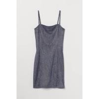ราคา เดรส H&M Black Glitter Dress (มือสองแท้100%) (9872927551)