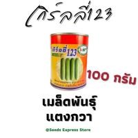 ราคา เมล็ดพันธุ์ เมล็ดแตงกวา แตงกวา รับประกันความงอก แตงกวาพันธุ์เกิร์ลลี่123 ขนาด 100กรัม (50006051695)