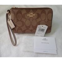 ราคา กระเป๋าคล้องมือ coach s 2 ซิป แท้% (1752672723)