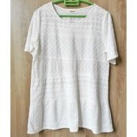 ราคา เสื้อคอกลมปักฉลุลูกไม้ทั้งตัว (23576163169)