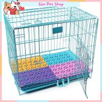 ราคา พลาสติกปูพื้นกรงสุนัขและแมว กันลื่น หลายสี (25627961224)