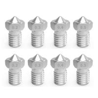 ราคา 10 Pcs E3D V5 V6 Stainless Steel Nozzle 0.2mm 0.3mm 0.4mm 0.5mm 0.6mm 0.8mm Thread M6 Nozzle 3D Printer Parts 1.75mm Fil (29118372687)