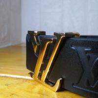 ราคา เข็มขัด​แบรนด์เนม​หลุยส์​ วิตตอง(LouisVuitton)​มือสอง​​สภาพดี​มาก​ ​สายหนังแท้สีดำลายหลุยส์​​​ หัวเข็มขัดโลหะสีทอง​ สวยๆ (29950388223)