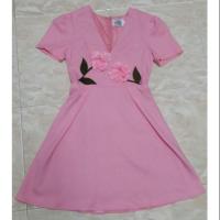 ราคา Mini Dress เดรสสั้นปักดอกไม้3D งานป้ายColor Vine มือ2 (2767234893)