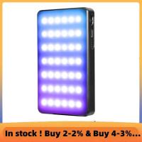 ราคา RGB LED Video Light 3100mAh แบตเตอรี่ 2500-9000K สําหรับ Vlog สําหรับ Selfie กล้อง Light (56454522314)