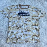 ราคา เสื้อยืด adidas ลายพรางสีเหลืองป้ายติด M ของแท้1000% (26030666542)