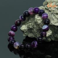 ราคา หินอาเกต หินโมรา สีม่วง ขนาด 10 มิล Purple Agate แต่งสี กำไลหินมงคล หินดวงตาสวรรค์ ช่วยปกป้องจากฝันร้าย หินสีม่วง (4853663399)