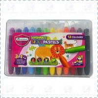 ราคา สีเทียนสำหรับเด็ก ล้างออกได้ 12สี Masterart Washable Silky Pastels กล่องพลาสติก (23115862398)