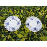 ราคา SET 2 ใบ จานผลไม้ HOYA Made in Japan ลาย Blue Rose Collection (17109077046)