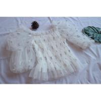 ราคา ครอปฟรุ้งฟริ้งสีขาว ใส่ปาดไหล่ก็ได้ ไม่ปาดก็ได้ (4663880866)