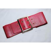 ราคา เข็มขัดสีแดงยางยืดสวยๆ หัวสีทอง (5407058355)