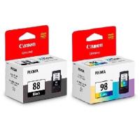 ราคา ตลับหมึกอิงค์เจ็ท88(ดำ)​,98(สี)(ของแท้ศูนย์)บรรจุกล่องสำหรับCanonรุ่นE500,E510,E600,E610​ (6264824538)