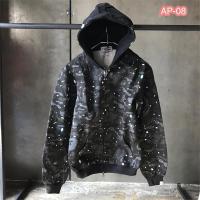 ราคา เสื้อฮู้ด ape ลายพราง กันหนาว(AP-08) Black (3959074509)