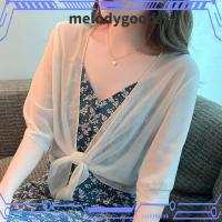 ราคา เมโลดี้กู๊ดส์1เสื้อคาร์ดิแกนสั้นบาง,ผู้หญิงฤดูร้อนครึ่งแขนชีฟองผ้าคลุมไหล่,แจ็คเก็ตหญิงระบายอากาศแฟชั่นเสื้อผ้าป้องกันแสงแดด (28151641806)