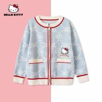 ราคา เสื้อคลุม ไหมพรม ซิปหน้า ลายคิตตี้ งานนำเข้า (29823755351)