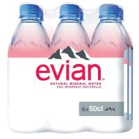 ราคา เอเวียงน้ำแร่ธรรมชาติ 500มล.แพค 6 Evian Natural Mineral Water 500ml. Pack 6 [หมายเลขบาร์โค้ด 3068320055022 ] (46452928503)