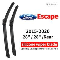 ราคา (ด้านหน้า/ด้านหลัง) ชุดใบปัดน้ำฝน Ford Escape สำหรับปี 2015-2020 wiper blade SUV ใบปัดน้ำฝนกระจกหลัง แบบซิลิโคนรูปกล้วย (29286548674)