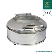 ราคา NTS ถาดอุ่นอาหารสแตนเลสสำหรับบุฟเฟต์ ถาดบุฟเฟ่ต์ ถาดอุ่นอาหาร ทรงกลม ผ่านศูนย์กลาง350มม. NTS1-CD-411-4L (19771791611)