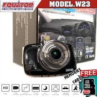 ราคา กล้องติดรถยนต์ FULL HD EQUATOR DVR W23 FREE MEMORIES SD CARD 8GB (22920115642)