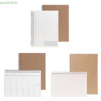 ราคา Jenniferf Planner Book รายเดือนรายสัปดาห์รายวันกําหนดไดอารี่เปล่า DIY สมุดบันทึกศึกษา (26987018801)