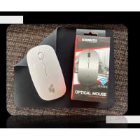 ราคา เมาส์ GearMaster GMW-035 Optical mouse wireless 2.4 GHz เมาส์ไร้สายพร้อมถ่าน แถมแผ่นรองเมาส์ (7832398720)