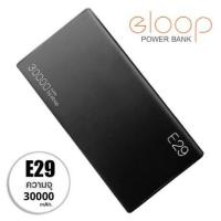 ราคา แบตเตอรี่สำรอง Eloop 30000mah ฺe29 สีดำ ของเเท้100% (6518211188)