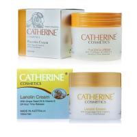 ราคา Catherine Placenta รกแกะ 3 in 1 ขนาด 100 มล. + Lanolin Cream with Grape Seed Oil & vitamin E 100 ml. (59131413)