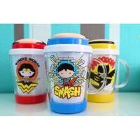 ราคา แก้วเก็บความเย็น แก้วสองชั้น จัสติส ลีค ลายซุปเปอร์ฮีโร่(ของพรีเมี่ยมโอวัลติน) (15630625645)
