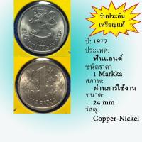 ราคา No.61691 ปี 1977 Finland ฟินแลนด์ 1 Markka เหรียญต่างประเทศ หายาก น่าสะสม ราคาถูก (29215635557)