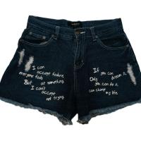 ราคา กางเกงยีนส์ขาสั้นมือสองกางเกงยีนส์ขาสั้นแต่งขามือสอง (29930950776)